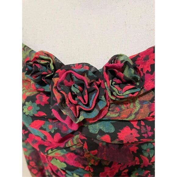 NWT Free People Oh Lala Floral Top Size L - Picture 4 of 7